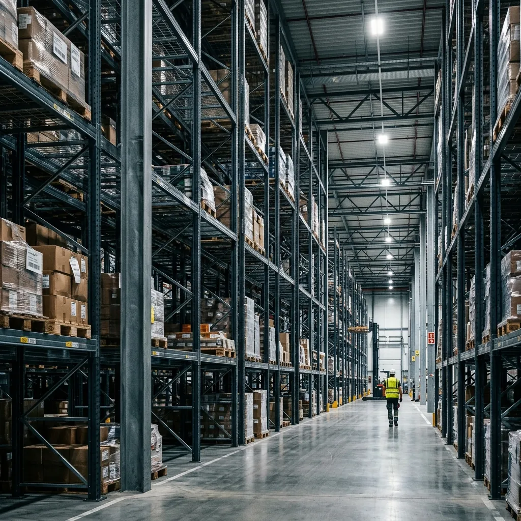 Al Amal's large-scale industrial racking installations across the region